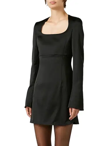 LIBEROWE Women's Judy Duchess Satin Minidress | Thumbnail 5