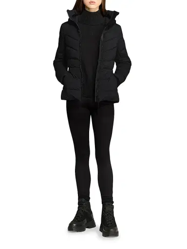 Canada Goose Women's Clair Chevron Quilted Slim-Fit Jacket - Black Noir - Size Medium | Thumbnail 1 Canada Goose Women's Clair Chevron Quilted Slim-Fit Jacket - Black Noir - Size Medium | Thumbnail 1