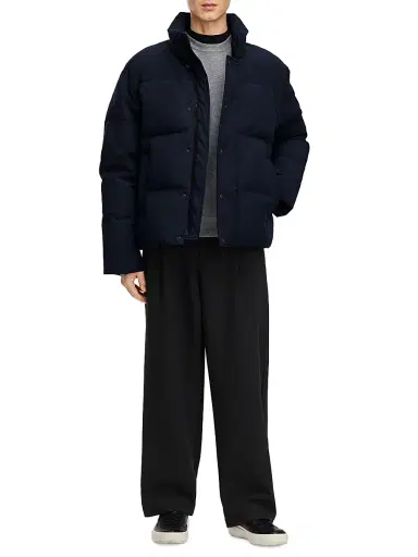 Canada Goose Men's Bayview Puffer Parka - Atlantic Navy - Size Small | Thumbnail 2