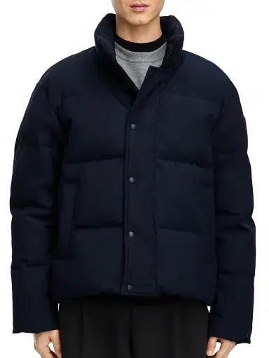 Canada Goose Men's Bayview Puffer Parka - Atlantic Navy - Size Small | Thumbnail 3