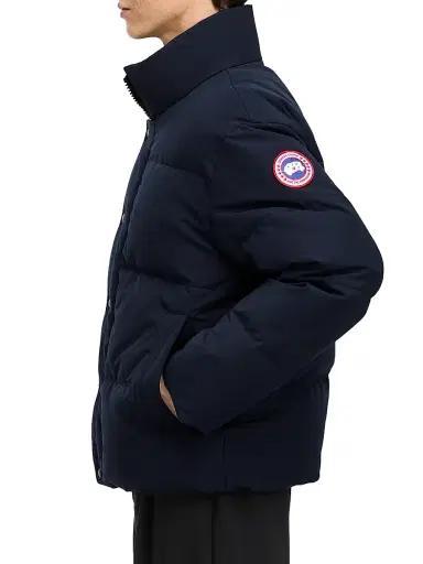 Canada Goose Men's Bayview Puffer Parka - Atlantic Navy - Size Small | Thumbnail 4