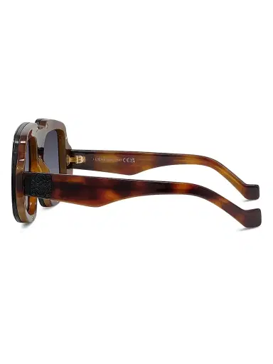 Loewe Men's Geometric Sunglasses - Dark Havana Gradient Smoke | Thumbnail 3 Loewe Men's Geometric Sunglasses - Dark Havana Gradient Smoke | Thumbnail 3