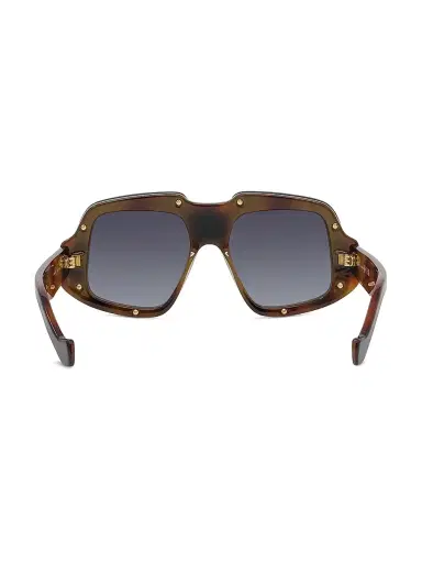 Loewe Men's Geometric Sunglasses - Dark Havana Gradient Smoke | Thumbnail 5 Loewe Men's Geometric Sunglasses - Dark Havana Gradient Smoke | Thumbnail 5