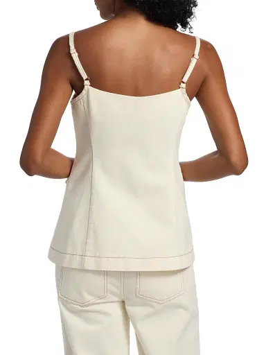 Toccin Women's Roxy Square Neck Cotton Vest - | Thumbnail 5 Toccin Women's Roxy Square Neck Cotton Vest - | Thumbnail 5