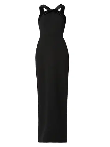 Shoshanna Women's Gala Bow Column Maxi Dress | Thumbnail 1 Shoshanna Women's Gala Bow Column Maxi Dress | Thumbnail 1