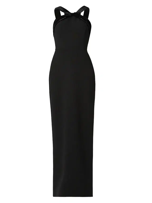 Shoshanna Women's Gala Bow Column Maxi Dress