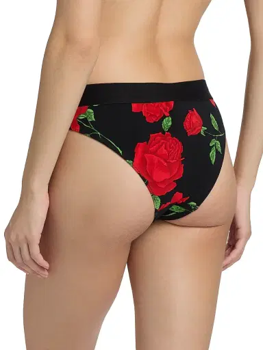 MOSCHINO Women's Intimo Donna Brief 2-Pack - Multi Black - Size Large | Thumbnail 4 MOSCHINO Women's Intimo Donna Brief 2-Pack - Multi Black - Size Large | Thumbnail 4