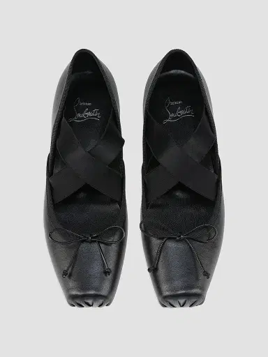 Christian Louboutin Women's Cassiasticina Leather Ballerinas | Thumbnail 4 Christian Louboutin Women's Cassiasticina Leather Ballerinas | Thumbnail 4