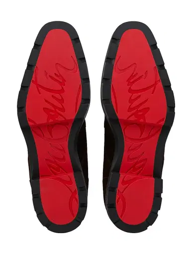 Christian Louboutin Men's Caracolo Lion Boots - Cafe - Size 12 | Thumbnail 4 Christian Louboutin Men's Caracolo Lion Boots - Cafe - Size 12 | Thumbnail 4