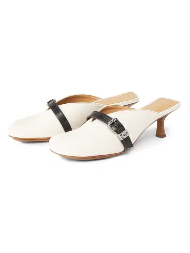 Ganni Women's Sue Buckle-Detail Mules | Thumbnail 2 Ganni Women's Sue Buckle-Detail Mules | Thumbnail 2