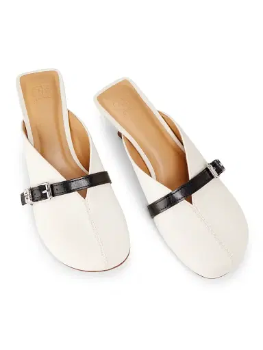 Ganni Women's Sue Buckle-Detail Mules | Thumbnail 4 Ganni Women's Sue Buckle-Detail Mules | Thumbnail 4
