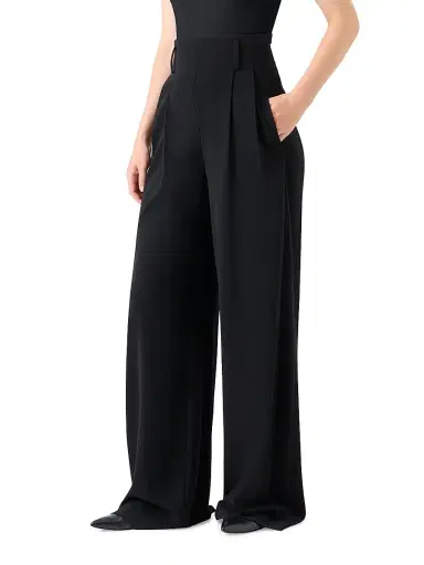 Akris punto Women's Florina Crepe High-Rise Pants | Thumbnail 3