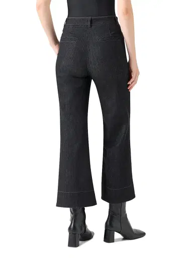 Akris punto Women's Cecily Cotton Bootcut Pants | Thumbnail 4