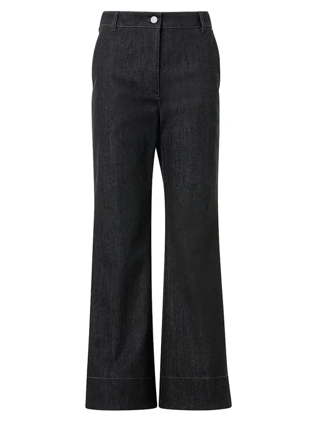 Women's Cecily Cotton Bootcut Pants - Black Denim