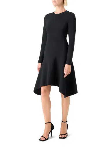Akris punto Women's Jersey Handkerchief-Hem Knee-Length Dress | Thumbnail 3 Akris punto Women's Jersey Handkerchief-Hem Knee-Length Dress | Thumbnail 3