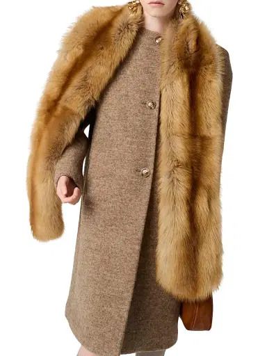 Miu Miu Women's Shearling Stole | Thumbnail 2