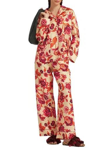 La DoubleJ Women's Pajama Pants - Hottie Cream - Size Small | Thumbnail 3 La DoubleJ Women's Pajama Pants - Hottie Cream - Size Small | Thumbnail 3