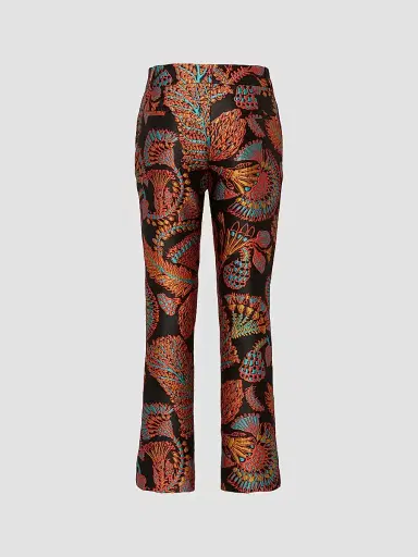 La DoubleJ Women's 24/7 Pants - Jacquard Sicomore Black - Size XS | Thumbnail 2 La DoubleJ Women's 24/7 Pants - Jacquard Sicomore Black - Size XS | Thumbnail 2