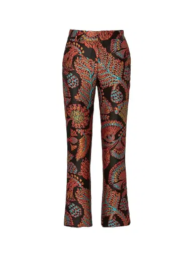 La DoubleJ Women's 24/7 Pants - Jacquard Sicomore Black - Size XS | Thumbnail 1 La DoubleJ Women's 24/7 Pants - Jacquard Sicomore Black - Size XS | Thumbnail 1