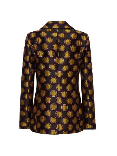 La DoubleJ Women's 24/7 Jacket Bis - Jacquard Winter Sun Black - Size Large | Thumbnail 2