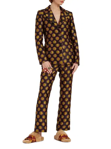 La DoubleJ Women's 24/7 Jacket Bis - Jacquard Winter Sun Black - Size Large | Thumbnail 3