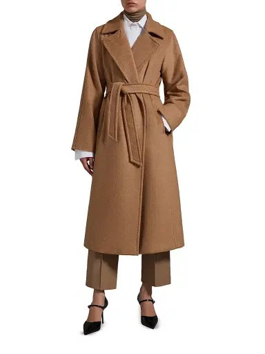 Max Mara Women's Manuela Icon Coat - Camel - Size 2 | Thumbnail 6