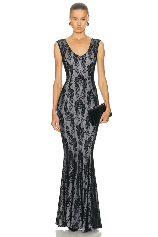 Norma Kamali Grace Fishtail Gown