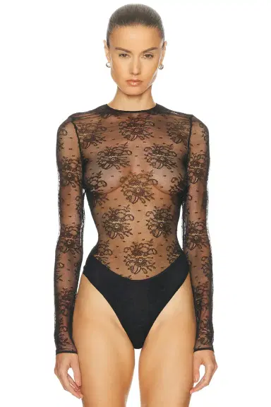 Dolce & Gabbana Long Sleeve Bodysuit | Thumbnail 2 Dolce & Gabbana Long Sleeve Bodysuit | Thumbnail 2