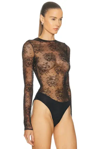 Dolce & Gabbana Long Sleeve Bodysuit | Thumbnail 3 Dolce & Gabbana Long Sleeve Bodysuit | Thumbnail 3