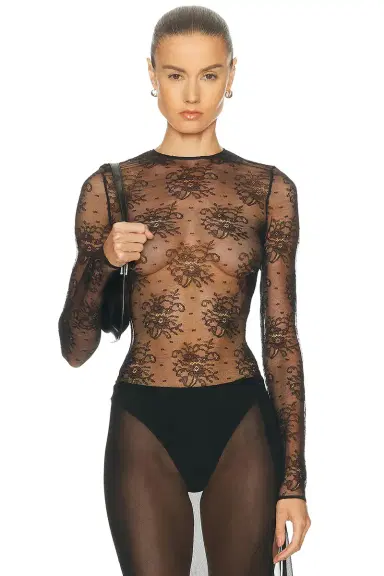 Dolce & Gabbana Long Sleeve Bodysuit | Thumbnail 1 Dolce & Gabbana Long Sleeve Bodysuit | Thumbnail 1