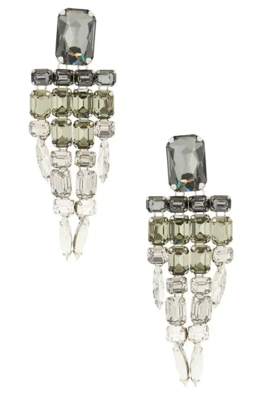 AREA Ombre Crystal Chandelier Earrings | Thumbnail 1 AREA Ombre Crystal Chandelier Earrings | Thumbnail 1