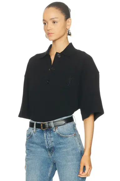 Saint Laurent Short Sleeve Top | Thumbnail 2