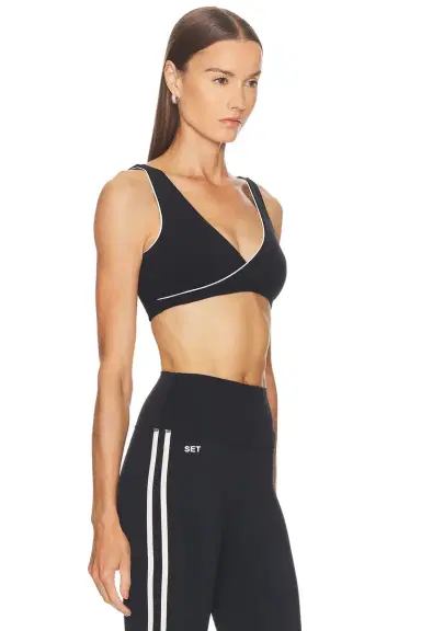 SET Active Breathe 1.0 Contrast Wrap Bra | Thumbnail 2