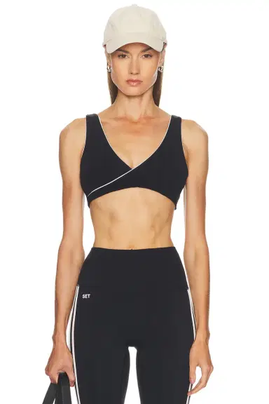 SET Active Breathe 1.0 Contrast Wrap Bra | Thumbnail 1