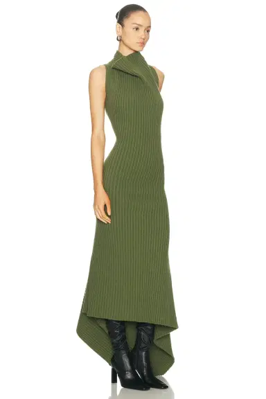Victoria Beckham Sleeveless Rib Dress | Thumbnail 2