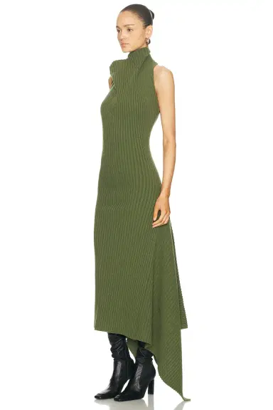 Victoria Beckham Sleeveless Rib Dress | Thumbnail 3