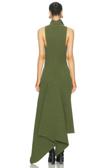 Victoria Beckham Sleeveless Rib Dress | Thumbnail 4