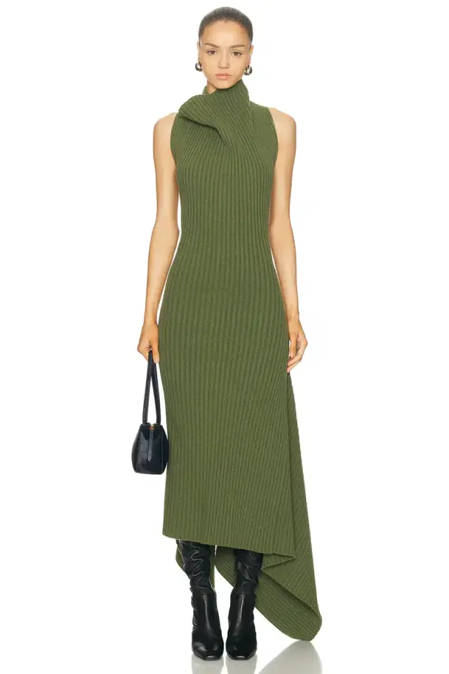 Sleeveless Rib Dress