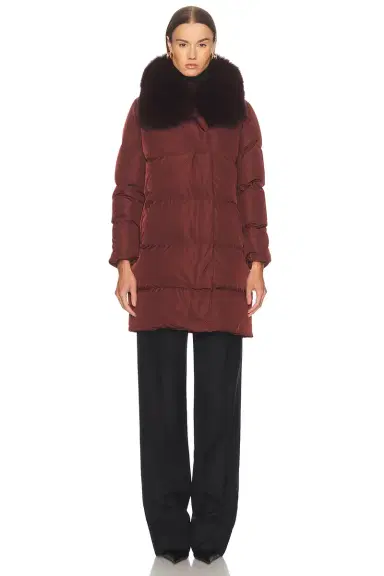 Yves Salomon Long Belted Down Jacket | Thumbnail 2 Yves Salomon Long Belted Down Jacket | Thumbnail 2