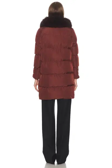 Yves Salomon Long Belted Down Jacket | Thumbnail 4 Yves Salomon Long Belted Down Jacket | Thumbnail 4