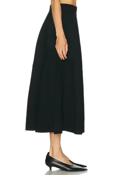 Rohe A Line Suede Skirt | Thumbnail 3