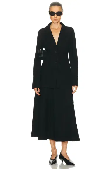 Rohe A Line Suede Skirt | Thumbnail 5