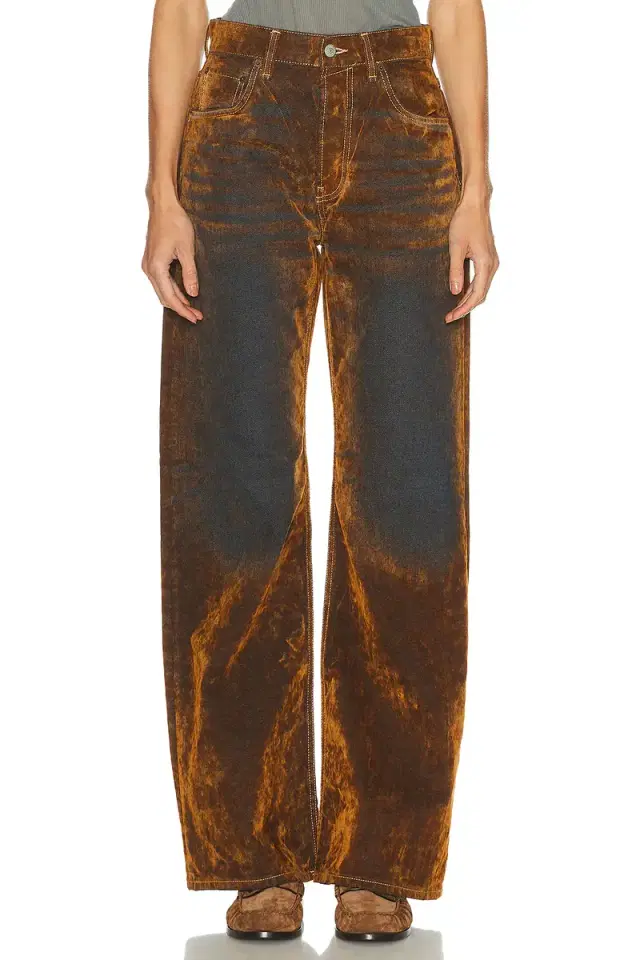 Acne Studios 2021f Flocked Wide Leg