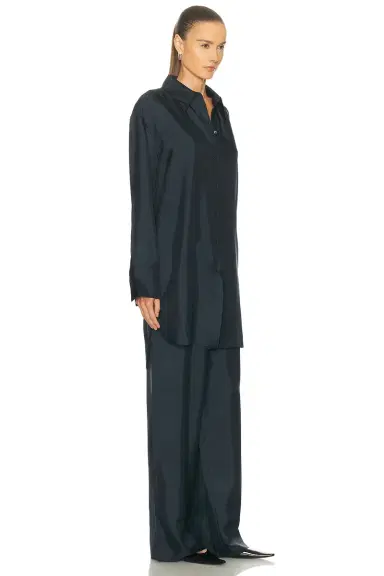 Rohe Oversized Silk Button Down Top | Thumbnail 2