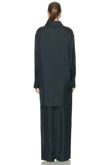 Rohe Oversized Silk Button Down Top | Thumbnail 3