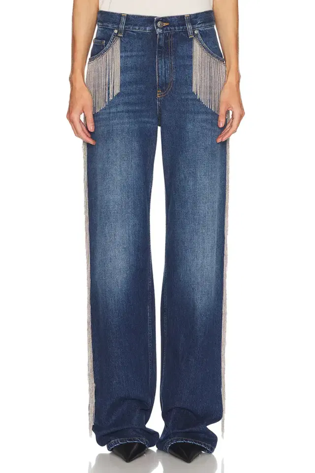 Stella McCartney Chain Fringes Wide Leg