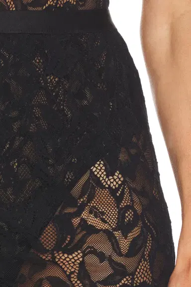 Kiki de Montparnasse Sophie Stretch Lace Skirt | Thumbnail 6