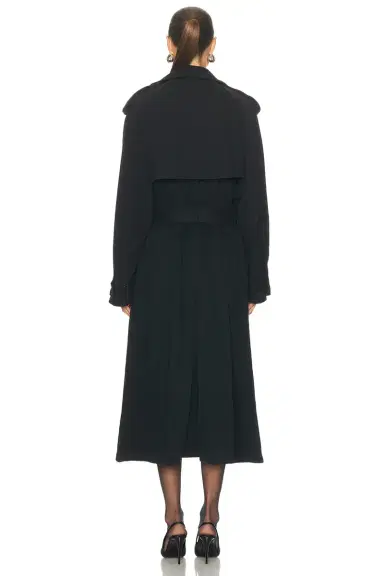 Skims Boyfriend Fleece Trench Coat | Thumbnail 4