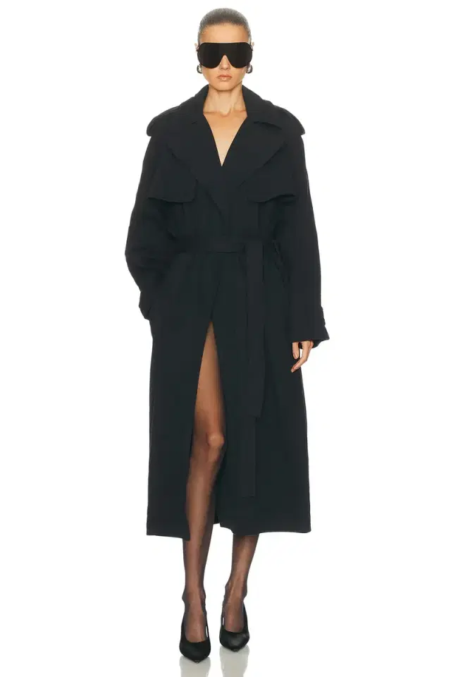 SKIMS Boyfriend Fleece Trench Coat