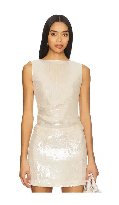 Elodie the Label Elodie Reed Sequin Top | Thumbnail 1